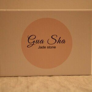 Jade (Pink) Stone by Gua Sha Massage Tool for Face Massage - New in Box